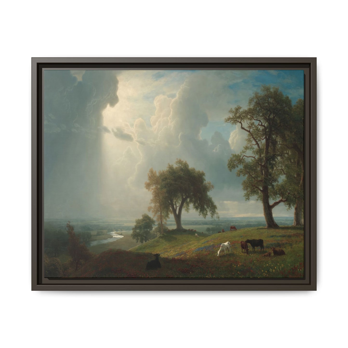 Bierstadt, Albert - California Spring (1875) - Matte Canvas, Framed