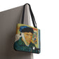 Van Gogh, Vincent - Self Portrait with Bandaged Ear (1889) - Tote Bag