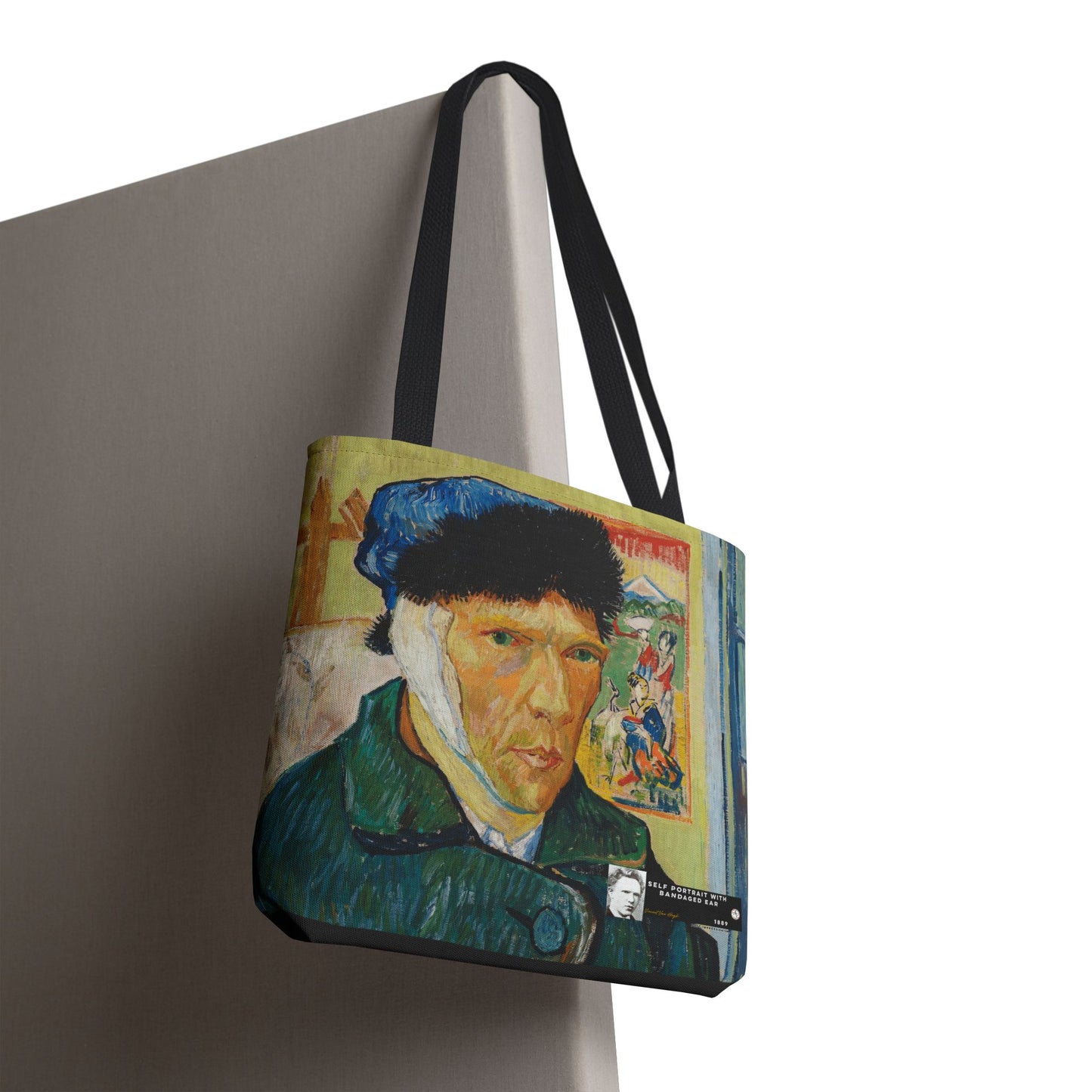 Van Gogh, Vincent - Self Portrait with Bandaged Ear (1889) - Tote Bag