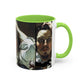 Courbet, Gustave - The Desperate Man (1843) - Colorful Accent Mugs