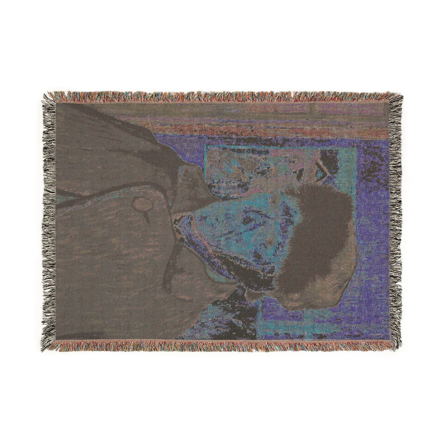 Van Gogh, Vincent - Self Portrait with Bandaged Ear (1889) - Woven Blanket