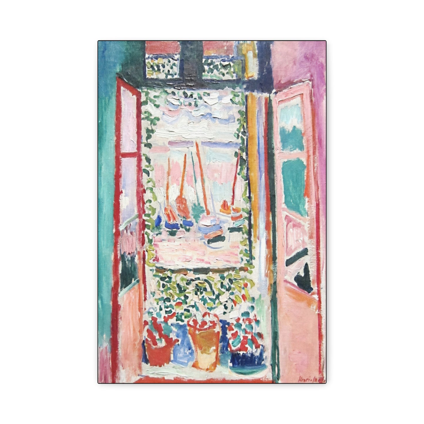 Matisse, Henri - Open Window, Collioure (1905) - Canvas Block, unframed