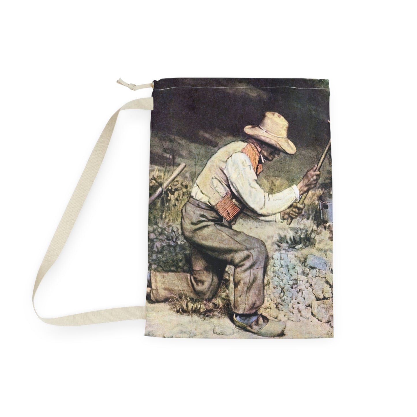 Courbet, Gustave - The Stone Breakers (1850) - Laundry Bag
