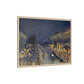 Pissarro, Camille - The Boulevard Montmartre At Night (1897) - Matte Canvas, Framed