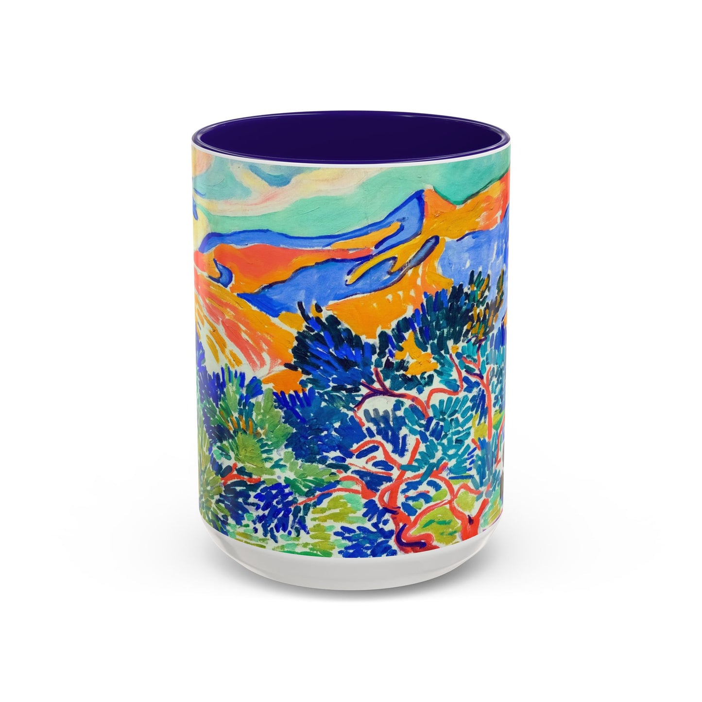 Derain, André - Mountains at Collioure (1905) - Colorful Accent Mugs