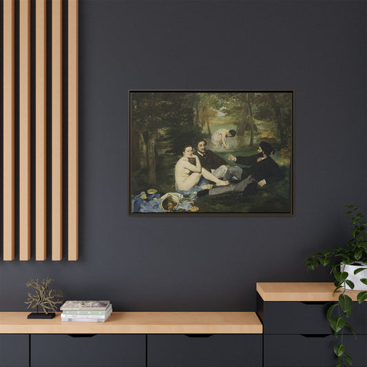 Manet, Édouard - Luncheon on the Grass (1863) - Matte Canvas, Framed