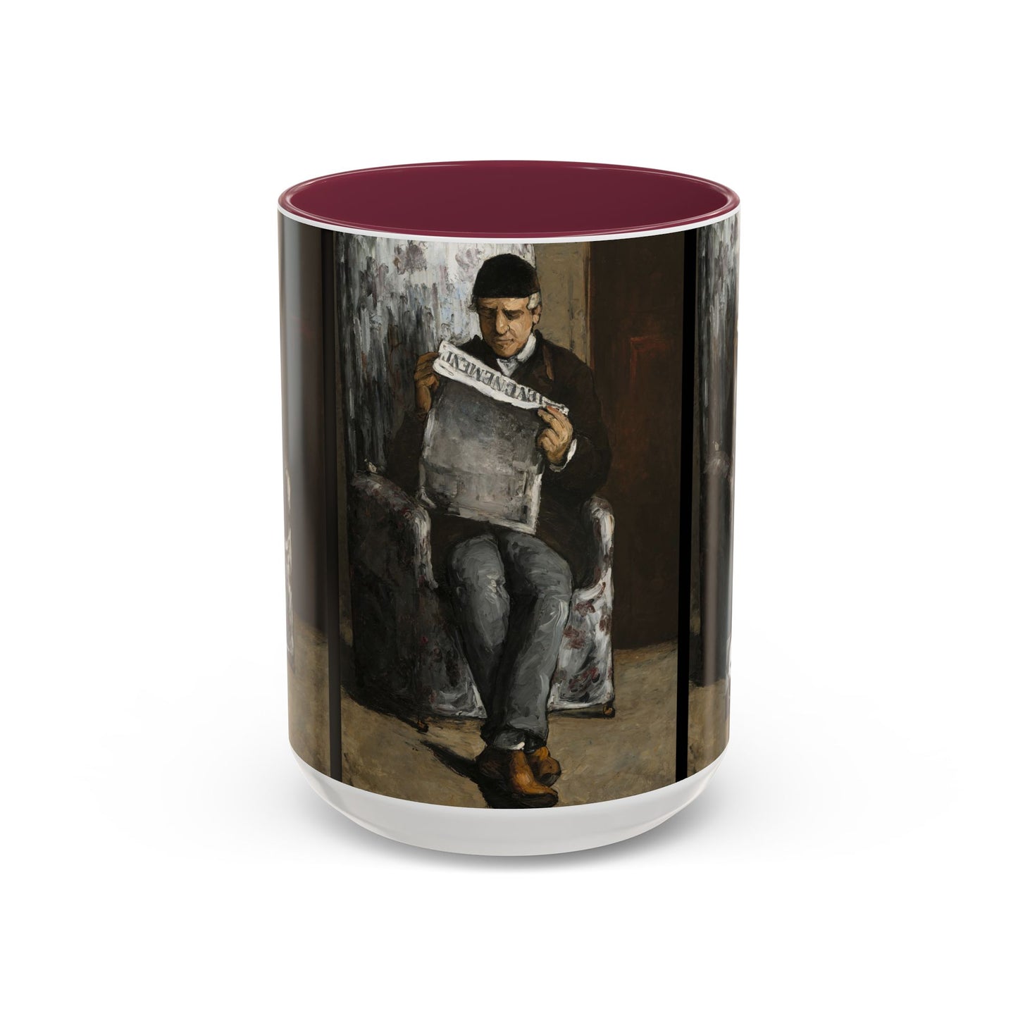 Cézanne, Paul - The Artist’s Father (1866) - Colorful Accent Mugs