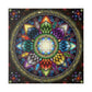 Mystic Jewel Mandala - Canvas Block