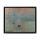 Monet, Claude - Impression, Sunrise (1872) - Matte Canvas, Framed