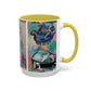 Matisse, Henri - Woman with a Hat (1905) - Colorful Accent Mugs