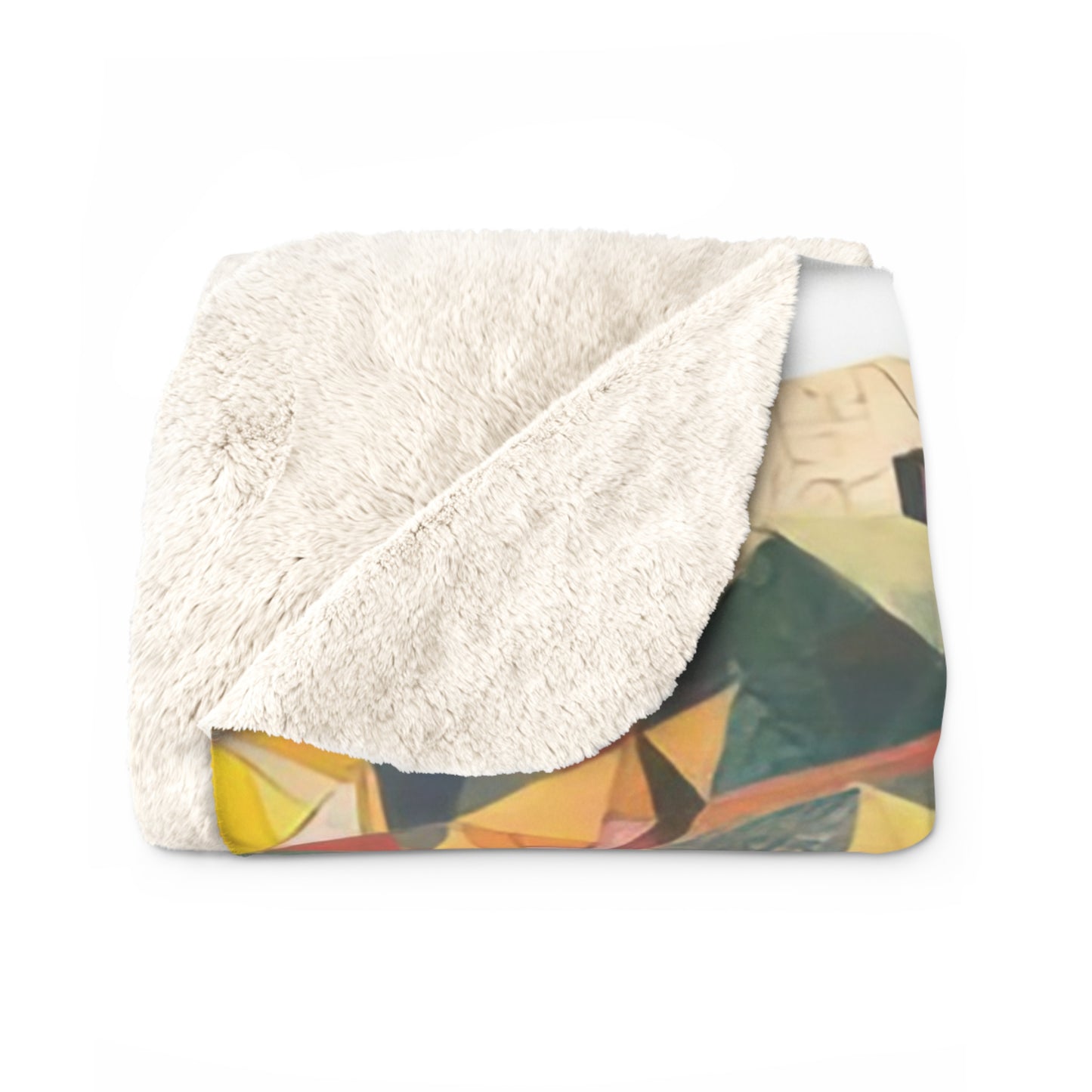 Filiger, Charles - Woman’s Head with Closed Eyes (1893) - Sherpa Fleece Blanket