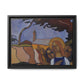 Filiger, Charles - Virgin and Two Angels (1895) - Matte Canvas, Framed