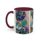 Matisse, Henri - Woman with a Hat (1905) - Colorful Accent Mugs
