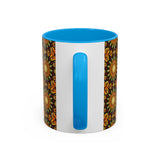 Monarch Butterfly Mandala - Colorful Accent Mugs