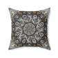 Pacio, Adam - Memento Mori Mandala - Suede Square Pillow