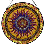 Solar Disc Mandala - Stained Glass Suncatcher