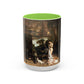 Courbet, Gustave - The Painter’s Studio (1855) - Colorful Accent Mugs