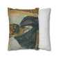 Cézanne, Paul - Portrait of the Artist with a Palette (1890) - Suede Square Pillowcase