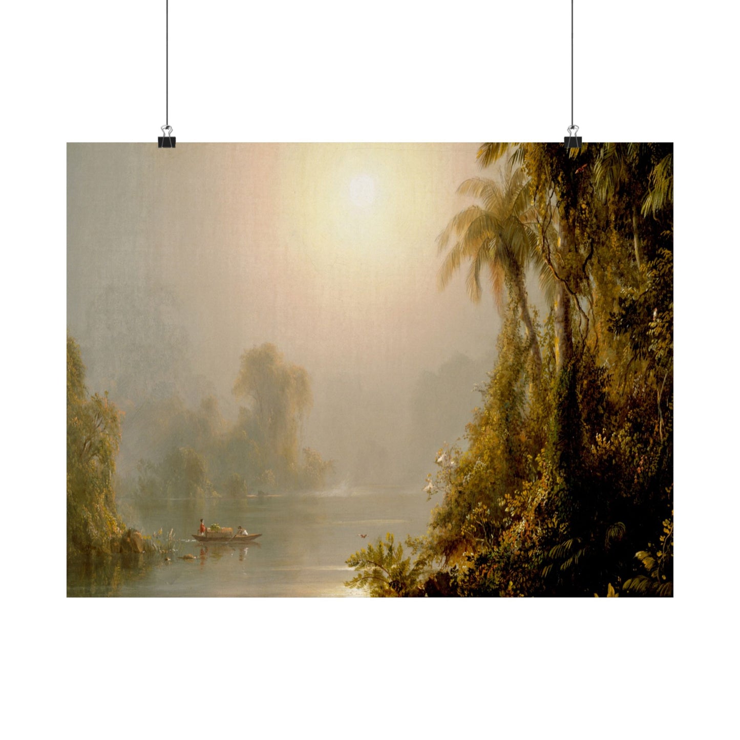 Church, Frederic Edwin - Morning in the Tropics (1858) - Satin Posters