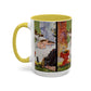 Cézanne, Paul - A Modern Olympia (1874) - Colorful Accent Mugs