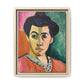 Matisse, Henri - The Green Stripe (1905) - Matte Canvas, Framed