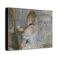 Morisot, Berthe - Woman at Her Toilette (1880) - Canvas Block, unframed