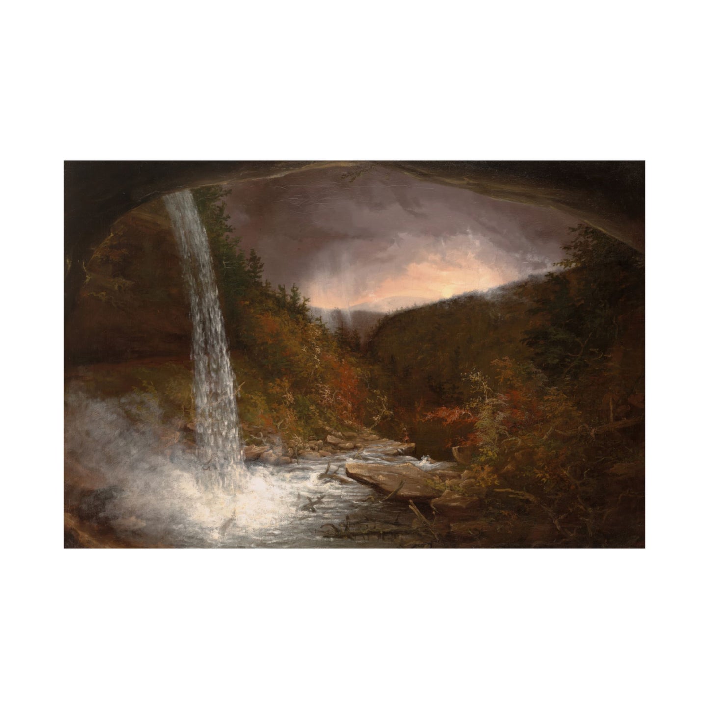 Cole. Thomas - The Falls of the Kaaterskill (1826) - Satin Posters