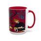 Matisse, Henri - The Dessert Harmony in Red (1908) - Colorful Accent Mugs