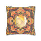 Filiger, Charles - Woman’s Head with Closed Eyes (1893) - Suede Square Pillowcase