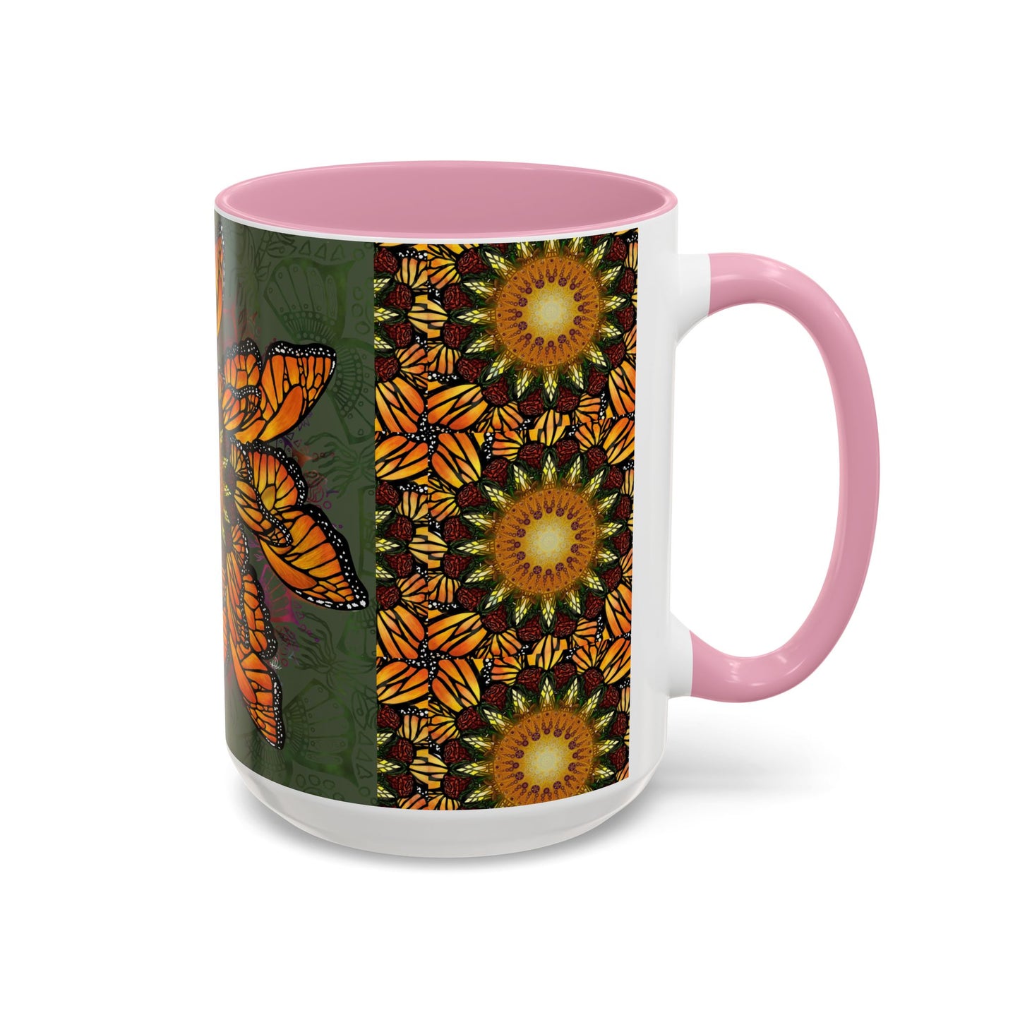 Pacio, Adam - Monarch Butterfly Mandala - Colorful Accent Mugs