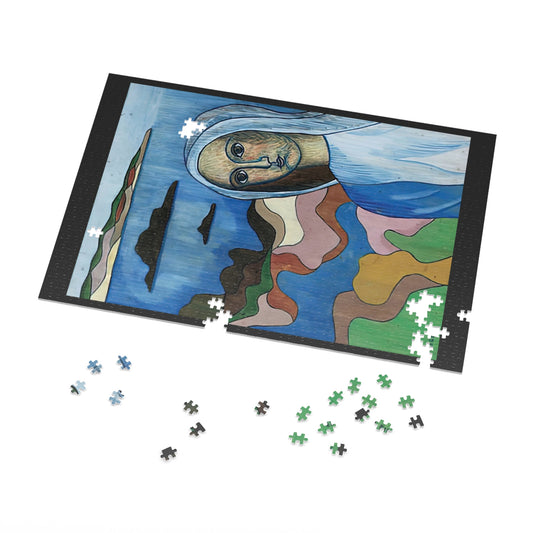 Filiger, Charles - La Vierge (1895) - 1000pc Jigsaw Puzzle