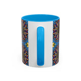Emerald Arrows Mandala - Colorful Accent Mugs