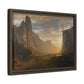 Bierstadt, Albert - Looking Down Yosemite Valley (1865) - Matte Canvas, Framed