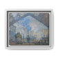Monet, Claude - Le Gare Saint-Lazare (1877) - Matte Canvas, Framed