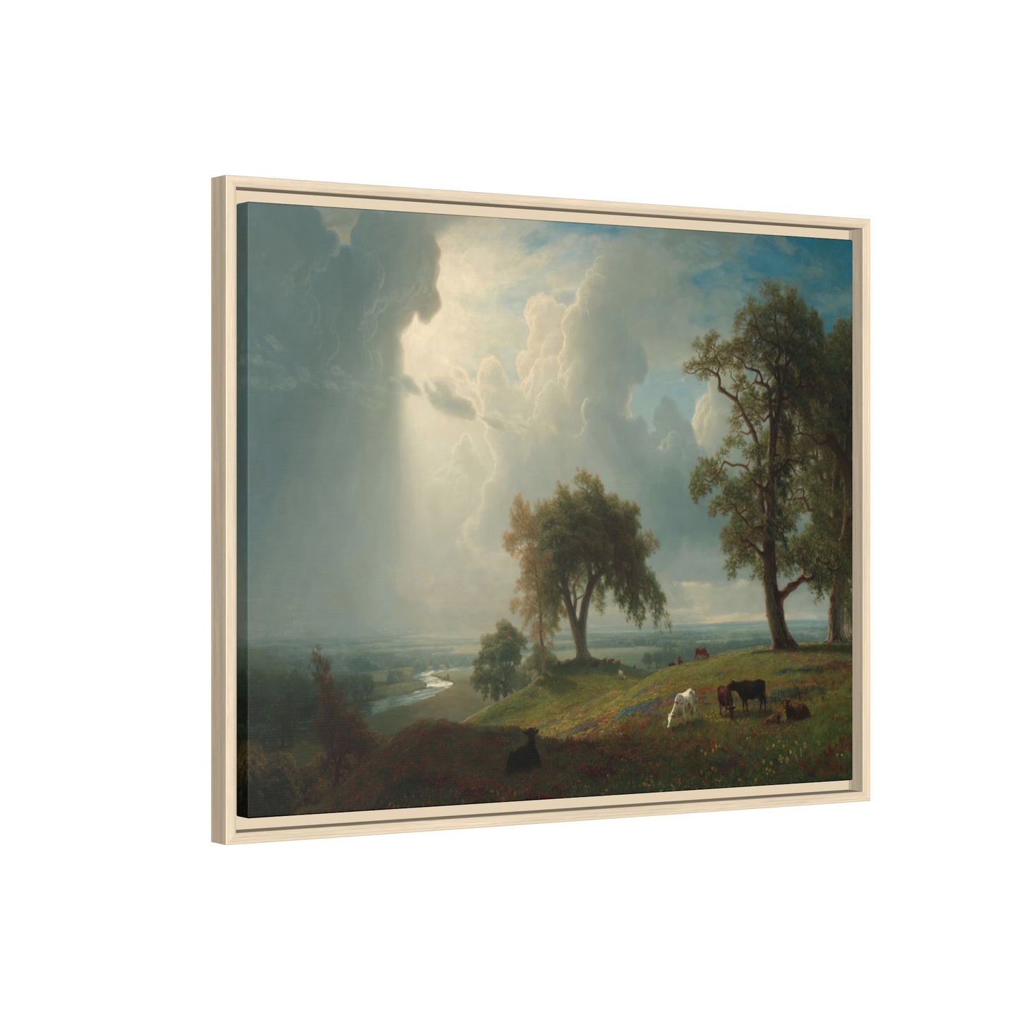 Bierstadt, Albert - California Spring (1875) - Matte Canvas, Framed