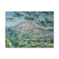 Cézanne, Paul - Mont Sainte-Victoire with Large Pine (1887) - Canvas Block, unframed