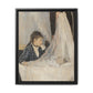 Morisot, Berthe - The Cradle (1872) - Matte Canvas, Framed