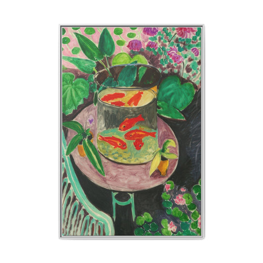 Matisse, Henri - The Goldfish (1912) - Matte Canvas, Framed