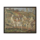 Pissarro, Camille - Red Roofs, Corner of a Village in Winter (1877) - Matte Canvas, Framed