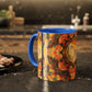 Filiger, Charles - Woman’s Head with Closed Eyes (1893) - Colorful Accent Mugs
