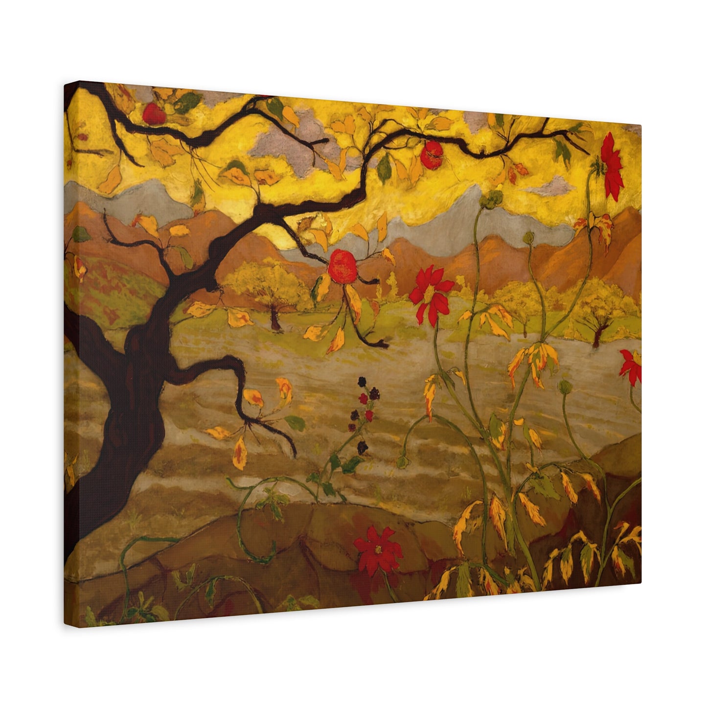 Ranson, Paul - Apple Tree with Red Fruit (1902) - Canvas Block, unframed