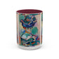 Matisse, Henri - Woman with a Hat (1905) - Colorful Accent Mugs