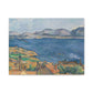 Cézanne, Paul - The Bay of Marseille, Seen from L'Estaque (1885) - Canvas Block, unframed