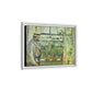 Morisot, Berthe - Eugene Manet on the Isle of Wight (1875) - Matte Canvas, Framed