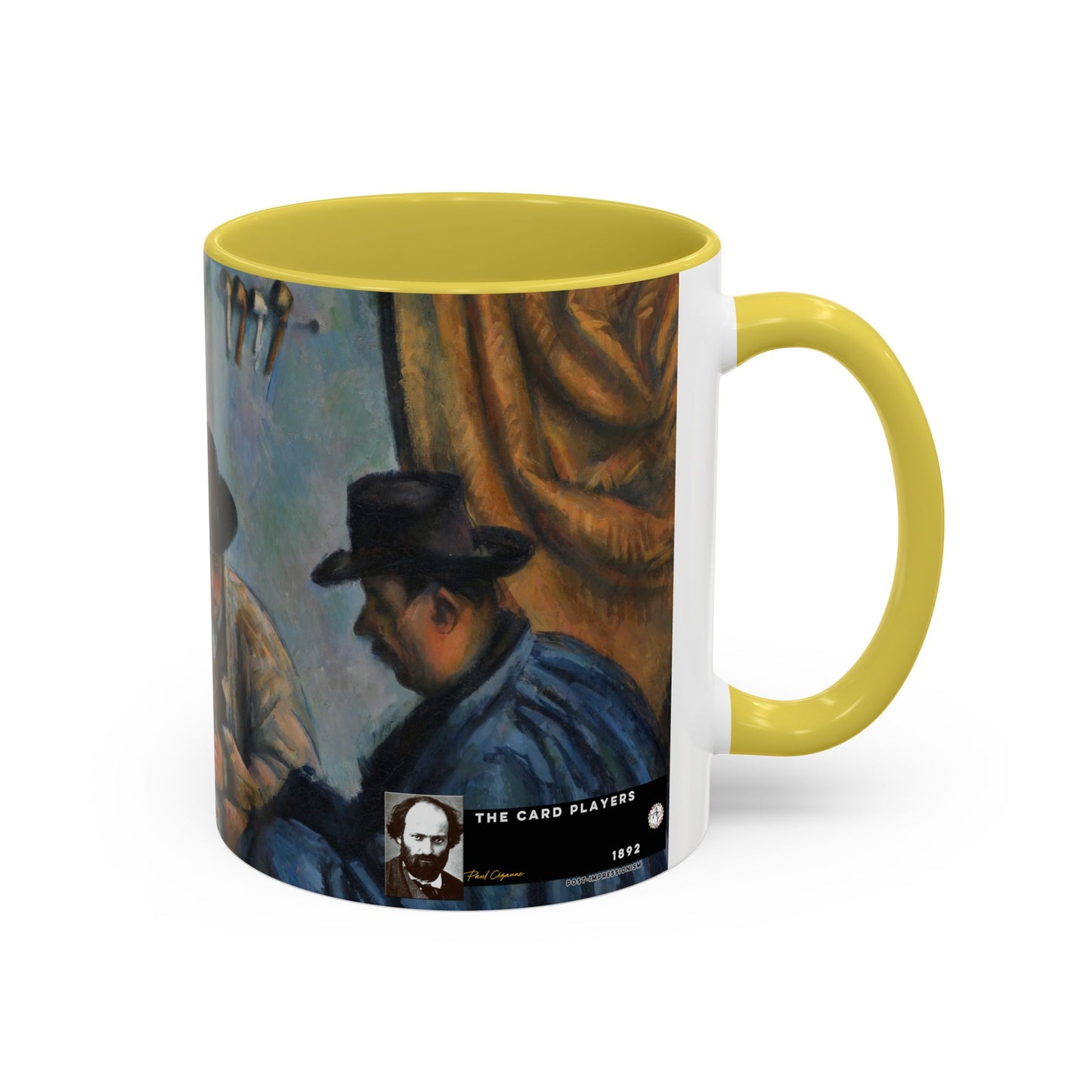 Cézanne, Paul - The Card Players (1892) - Colorful Accent Mugs