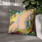 Copy of Pacio, Adam - Emerald Arrows Mandala - Suede Square Pillowcase