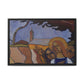 Filiger, Charles - Virgin and Two Angels (1895) - Matte Canvas, Framed