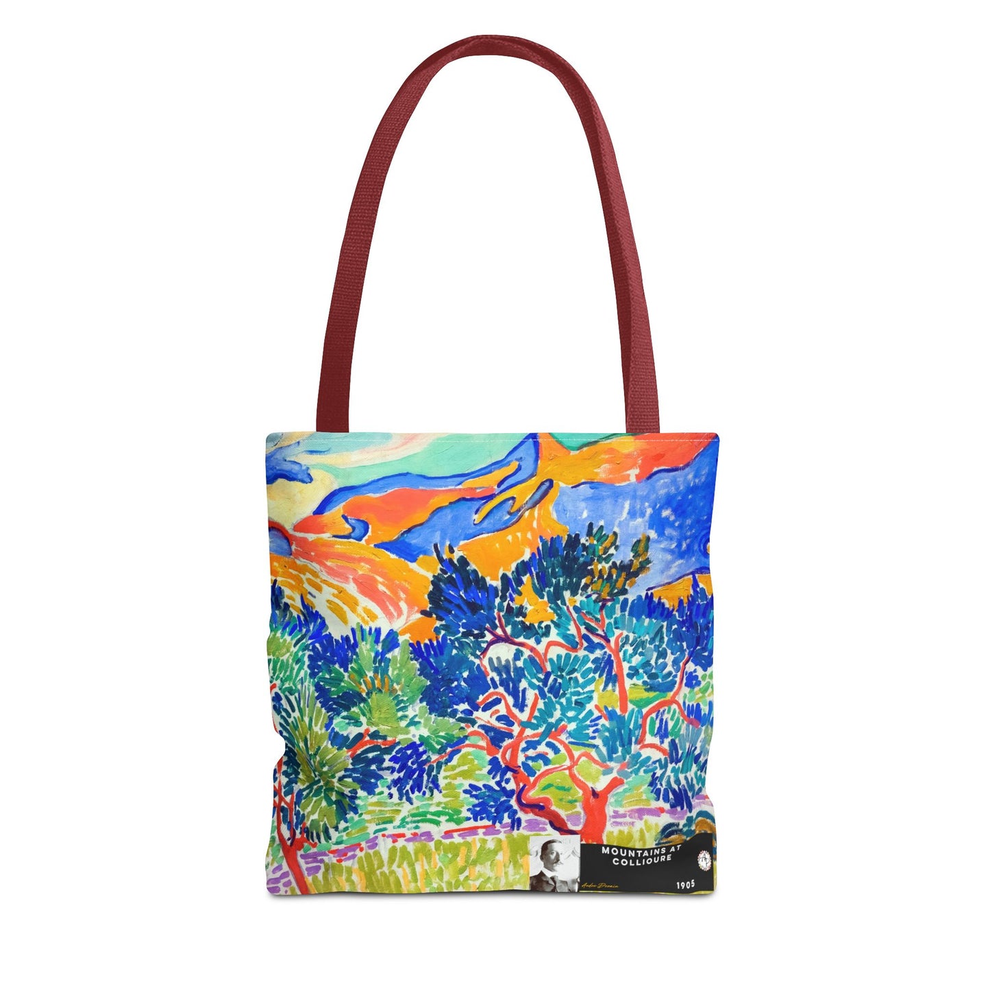 Derain, André - Mountains at Collioure (1905) - Tote Bag