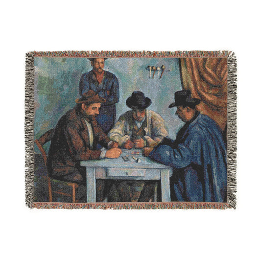 Cézanne, Paul - The Card Players (1892) - Woven Blanket