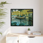 Monet, Claude - La Grenouillere (1869) - Matte Canvas, Framed